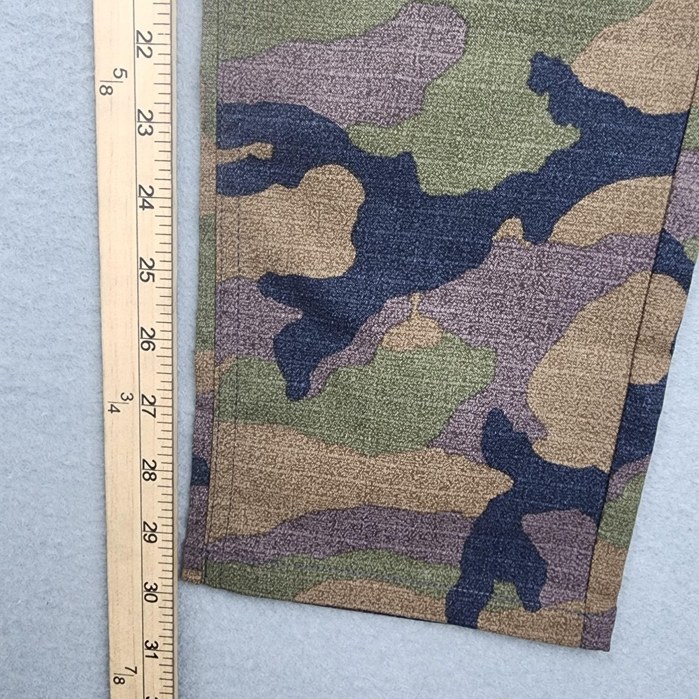 686 Everywhere Chino Pants Mens 28x30 Green Camo Slim Fit Nylon Stretch Casual - Picture 7 of 11